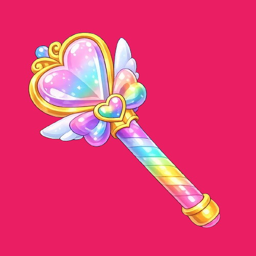 Chroma Heart Wand Knife