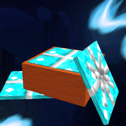 Box of Blue Wrapping Paper